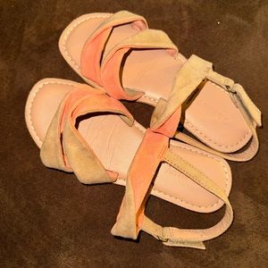 little girls sandles size  11